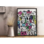 Colorful kitchen poster - Textposter