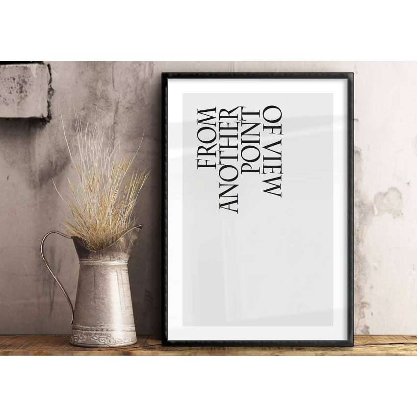Simple text poster - Point of view