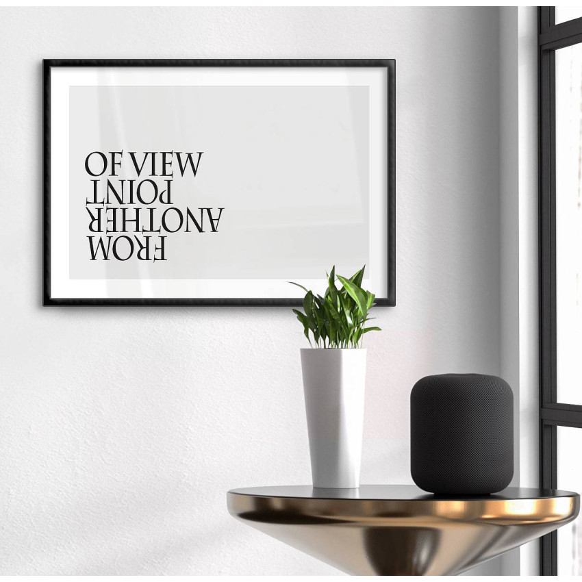 Simple text poster - Point of view