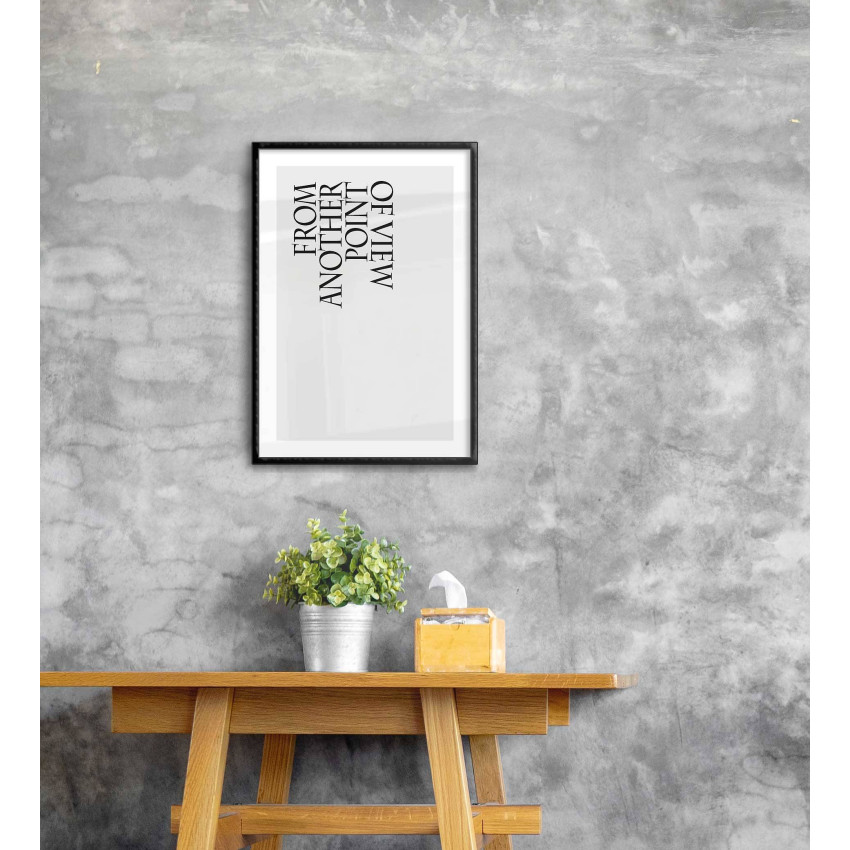 Simple text poster - Point of view