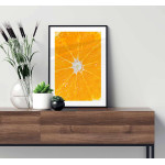 Trendy kitchen poster - Orange slice