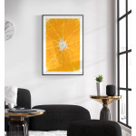 Trendy kitchen poster - Orange slice