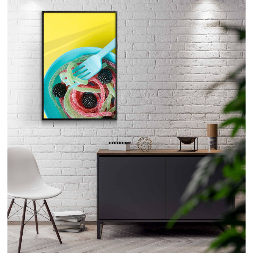 Sweets and berries - Colorful poster