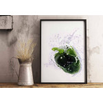 Simple kitchen poster - Green pepper