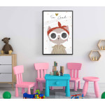 Cool kitten with sunglasses - Kids poster