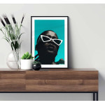 Woman and sunglasses - Fashion poster