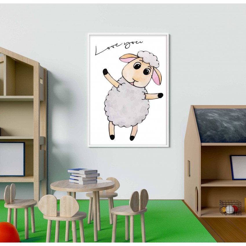 Happy sheep - Kids poster