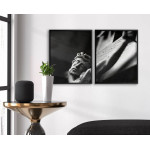 Jesus on the cross - Abstract two piece poster