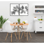 Leaves with white background - Simple poster