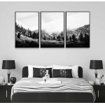 Dreamy mountains - Big three piece poster