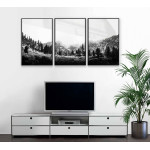 Dreamy mountains - Big three piece poster