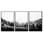 Dreamy mountains - Big three piece poster