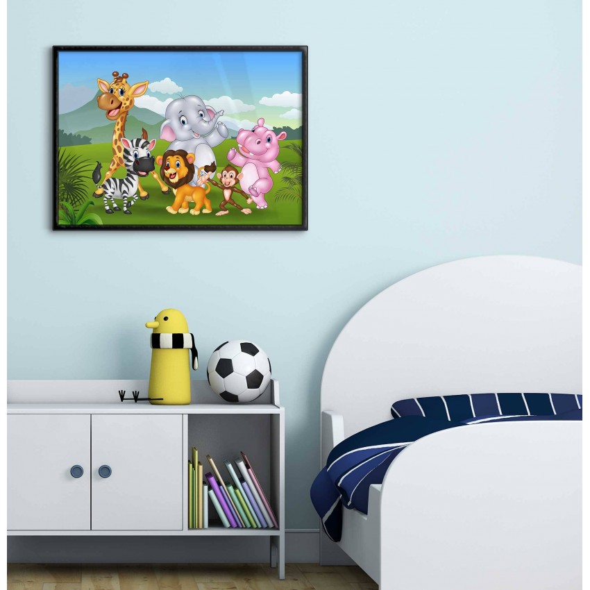 Happy animals - Kids poster