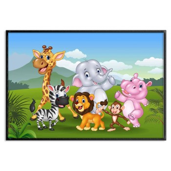 Happy animals - Kids poster