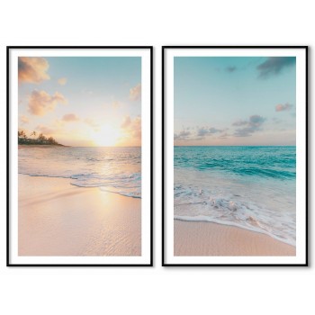 Exotic beach - Bright color posters