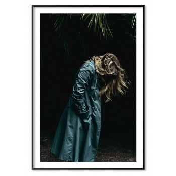 Mystical woman in the dark - Fashion poster