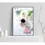 Coffee with love - Simple kitchen poster