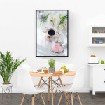 Coffee with love - Simple kitchen poster