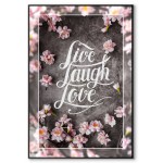 Live laugh love - Textposter