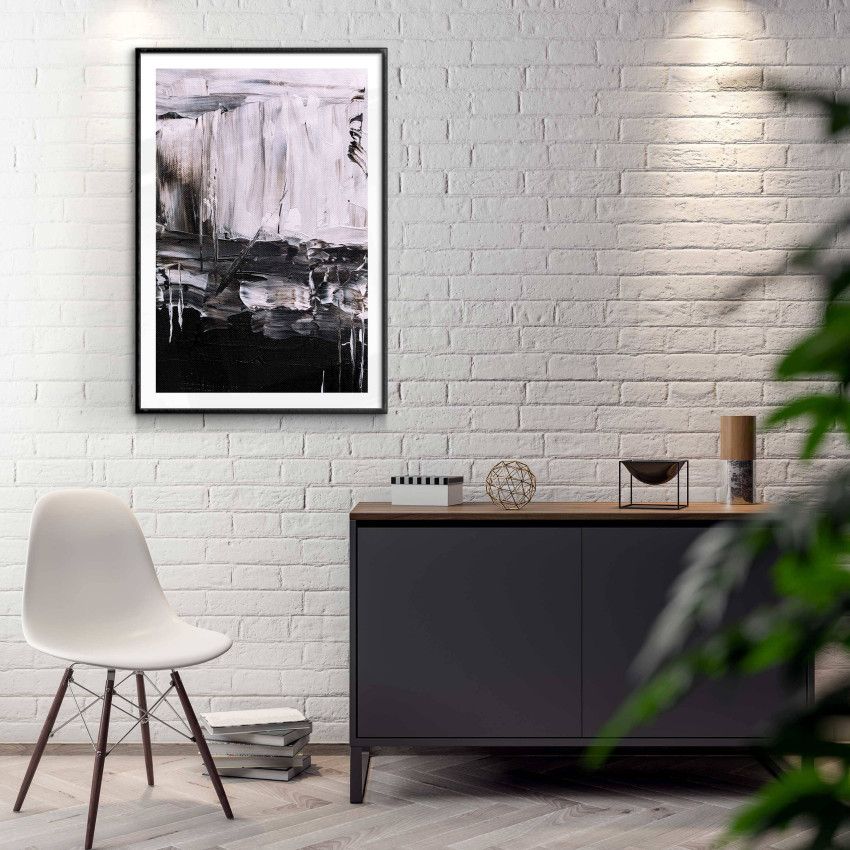 Modern och abstrakt konst - Simpel affisch