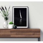 Sailing on dark water - Simple poster