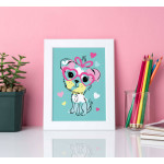 Cute puppy - Kids poster