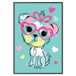 Cute puppy - Kids poster