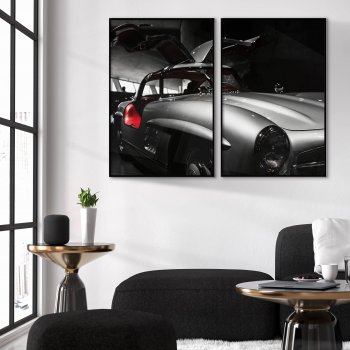 Classic sports car - Poster in two pieces