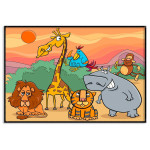 Funny and exotic animals - Kids poster