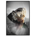 Vind i håret - Trendig fashion poster