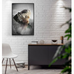 Vind i håret - Trendig fashion poster