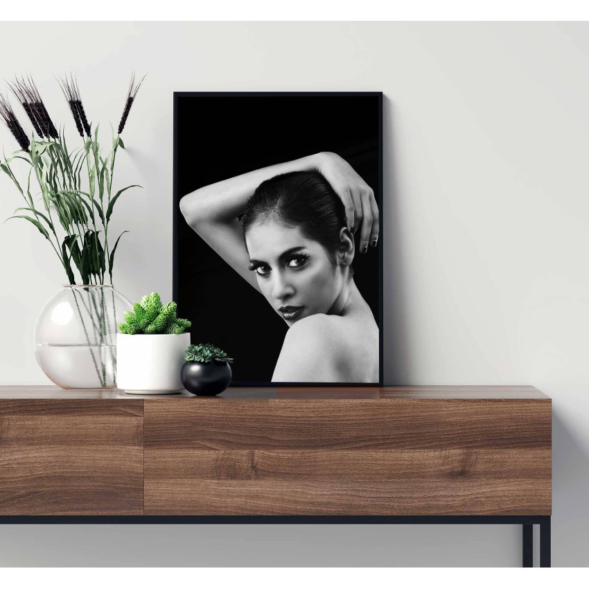 Eye lashes - Porträtt fashion poster