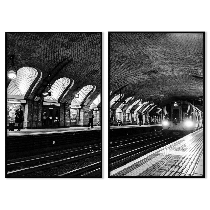 London Underground - Poster in two pieces