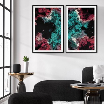 Abstract art - Poster in two pieces