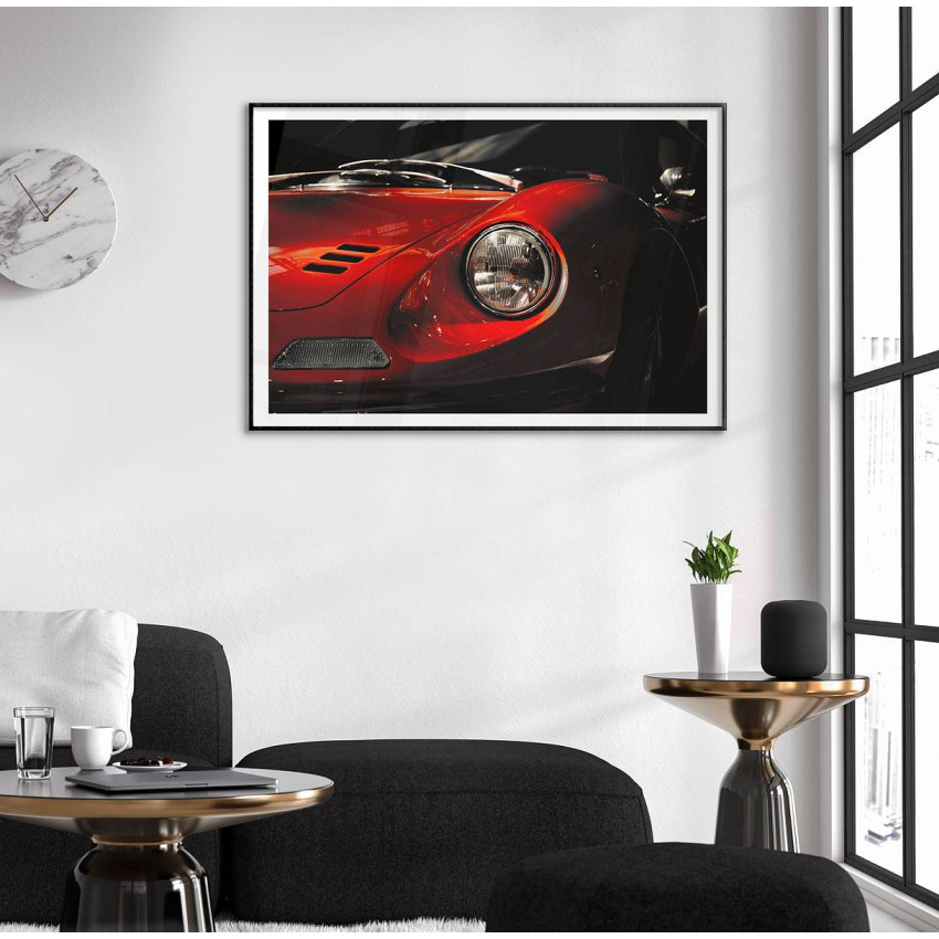 Classic car Ferrari Dino - Poster