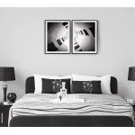 Abstrakt silo brunn - Svartvit tavla