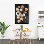 Coffee with love - Simple kitchen poster