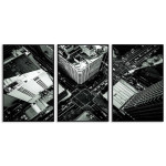 Abstract cityscape - Three piece poster