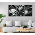 Abstract cityscape - Three piece poster