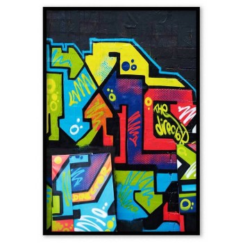 Graffiti - Abstract art poster