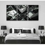 Abstract cityscape - Three piece poster