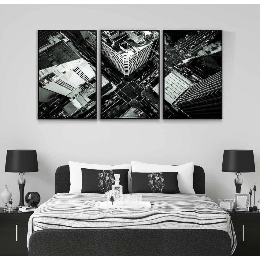 Abstract cityscape - Three piece poster