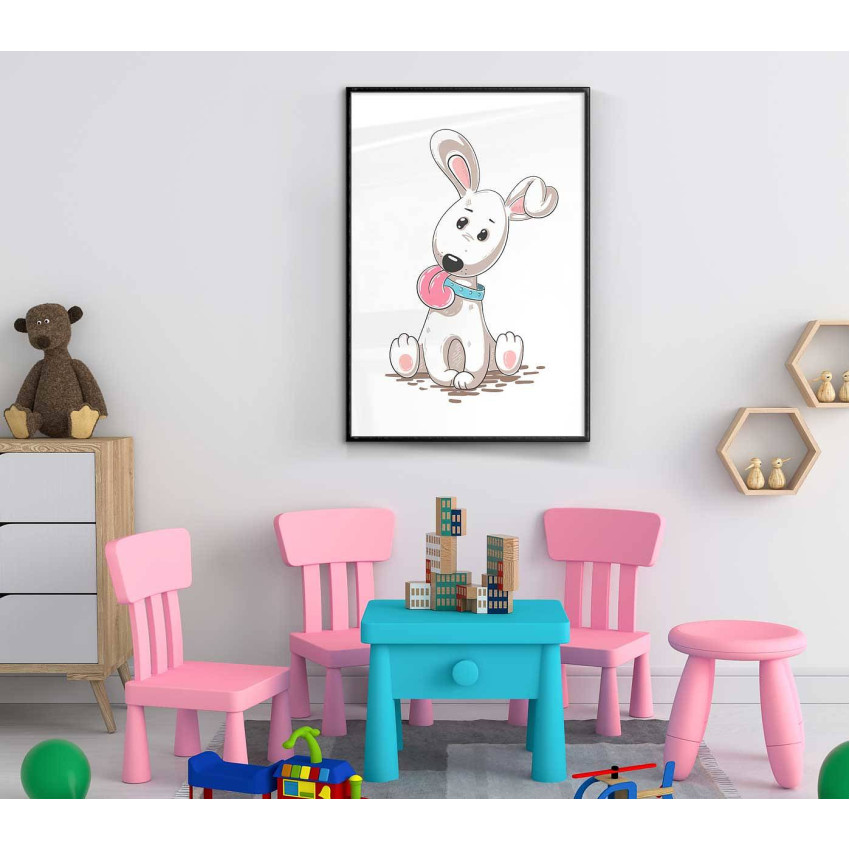 Cute dog - Kids room poster