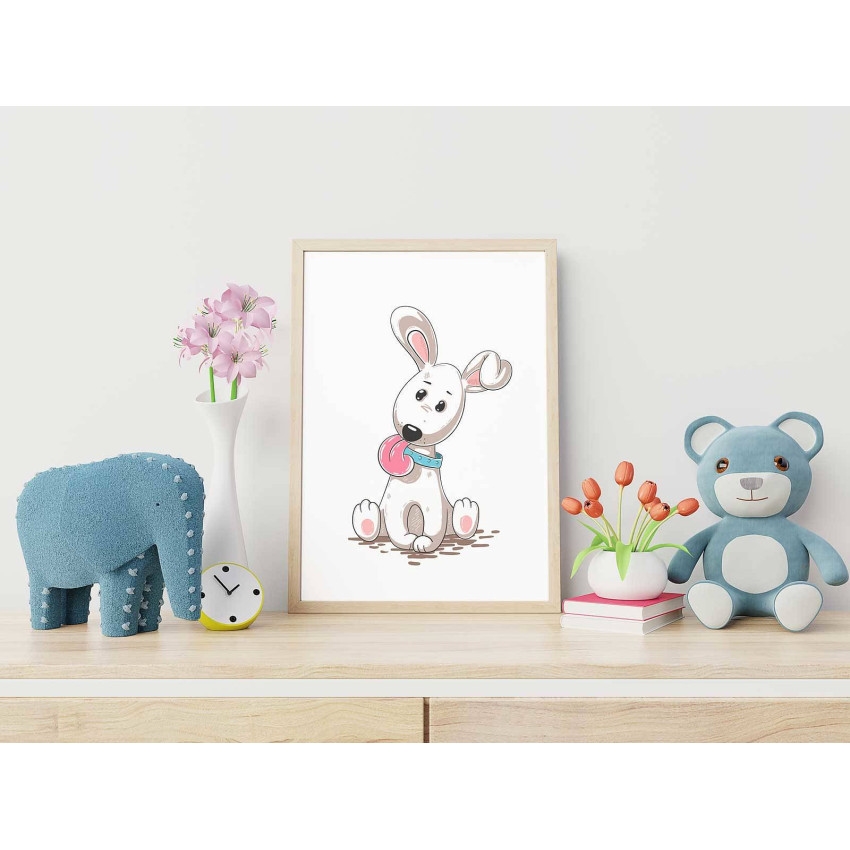 Cute dog - Kids room poster