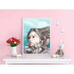 Japanese Ice Queen - Illustration poster