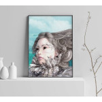 Japanese Ice Queen - Illustration poster