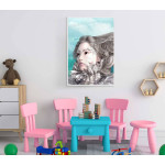 Japanese Ice Queen - Illustration poster