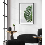 Monstera leaf - Green poster