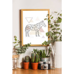 Horse illustration - Simple poster