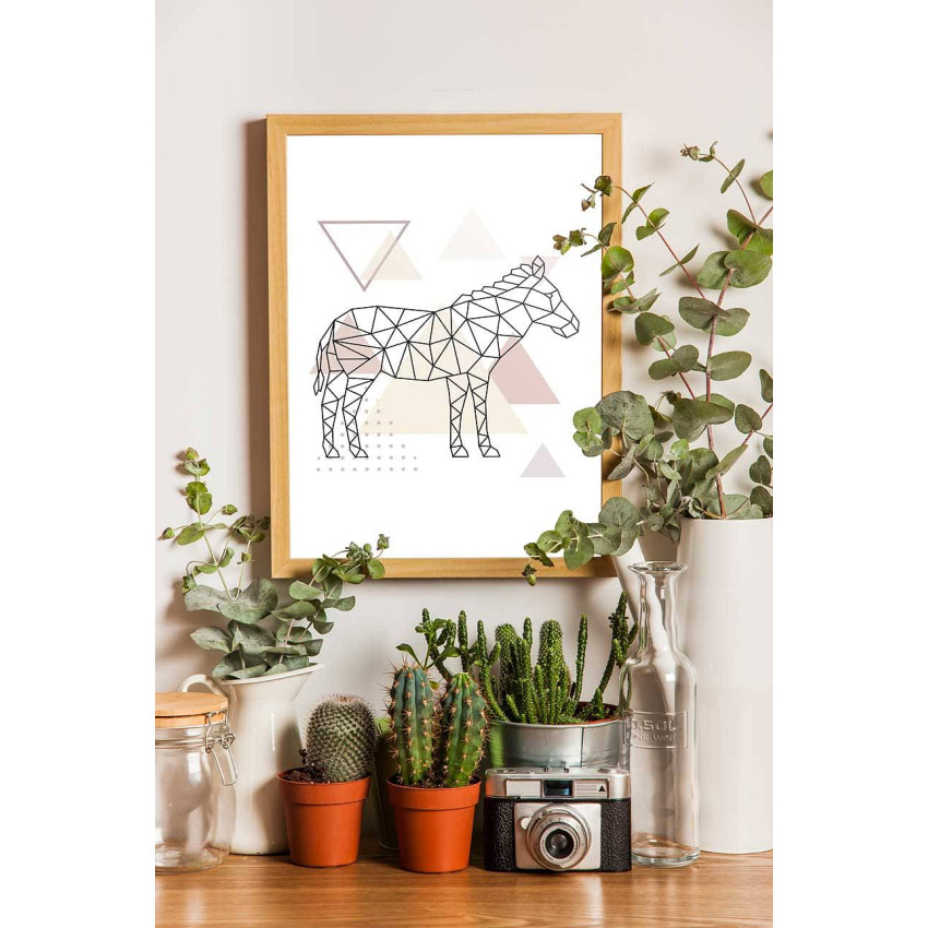 Horse illustration - Simple poster